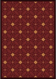 Joy Carpets Any Day Matinee Fort Wood Burgundy